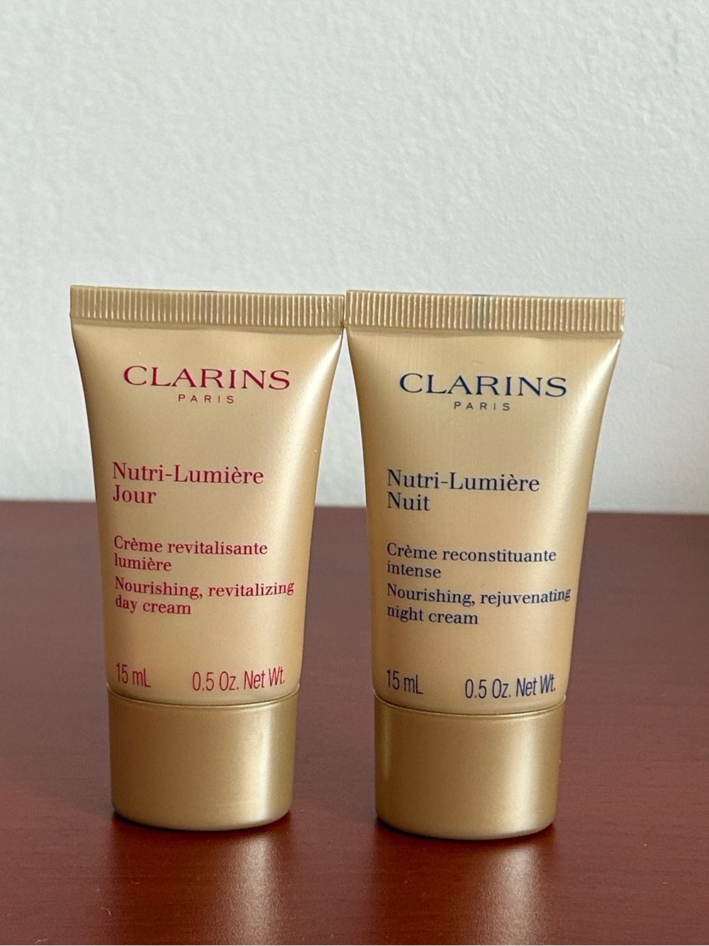 15mlx2 Clarins nutri-Lumiere day + night cream
